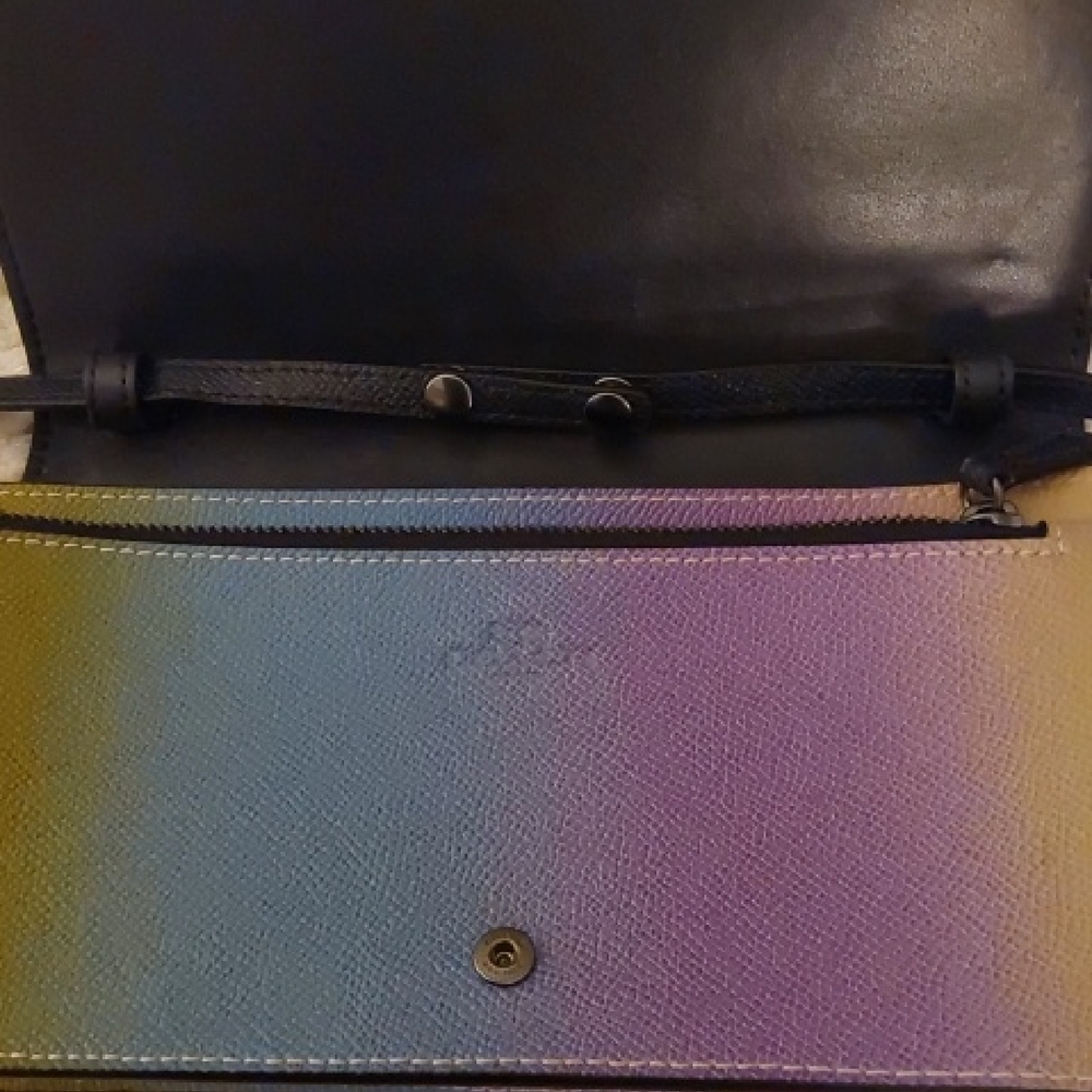COACH Hayden Ombré Foldover Crossbody Clutch - Picture 6 of 16